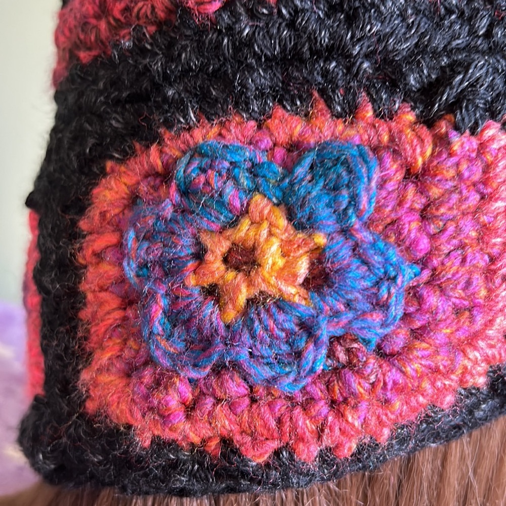 Crochet flowers medium acrylic yarn new - Picture 6 of 10